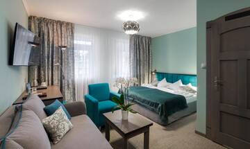 Фото номера Двухместный номер с 1 кроватью Отель Artus Resort г. Карпач 2
