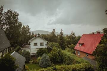 Фото номера Двухместный номер с 1 кроватью или 2 отдельными кроватями и балконом Отели типа «постель и завтрак» Willa Elżbieta г. Карпач 5