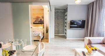 Фото номера Апартаменты с сауной Апартаменты Apartamenty hoteLOVE z sauną przy Strumieniu г. Карпач 30