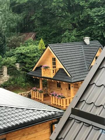 Фото номера Шале с двумя спальнями Шале Góralska Osada Karpacz - Domki Lux г. Карпач 42