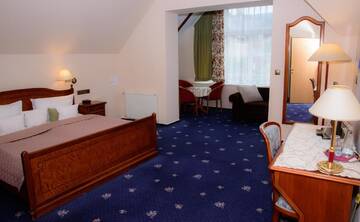 Фото номера Двухместный номер Делюкс с 1 кроватью Отель Hotel Rezydencja г. Карпач 6